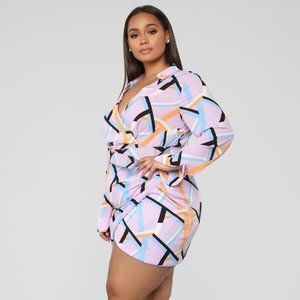 Plus Size Fashion Nova Groovy Mama Mini Dress
